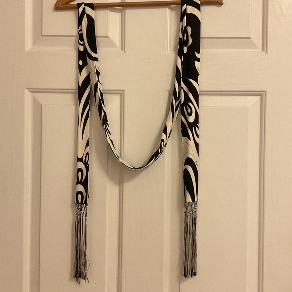 Emilio Pucci Fringed Scarf / Belt - Picture 1 of 6